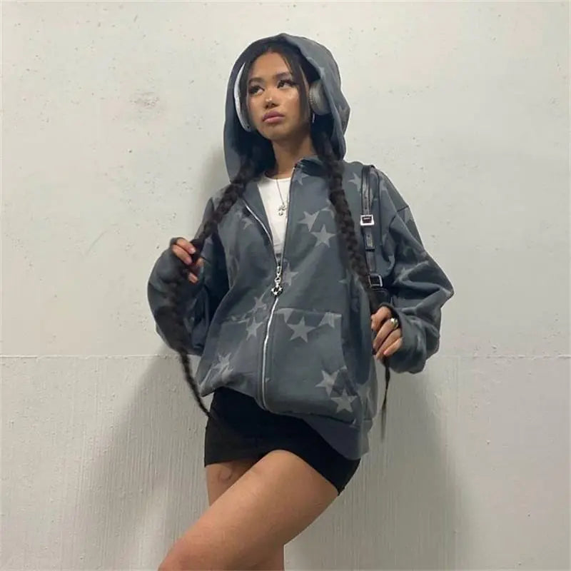 Cosmic Drip Star Hoodie