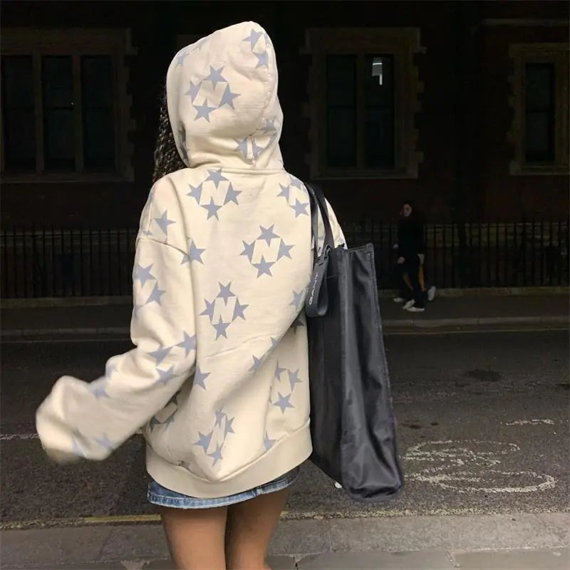 Cosmic Drip Star Hoodie