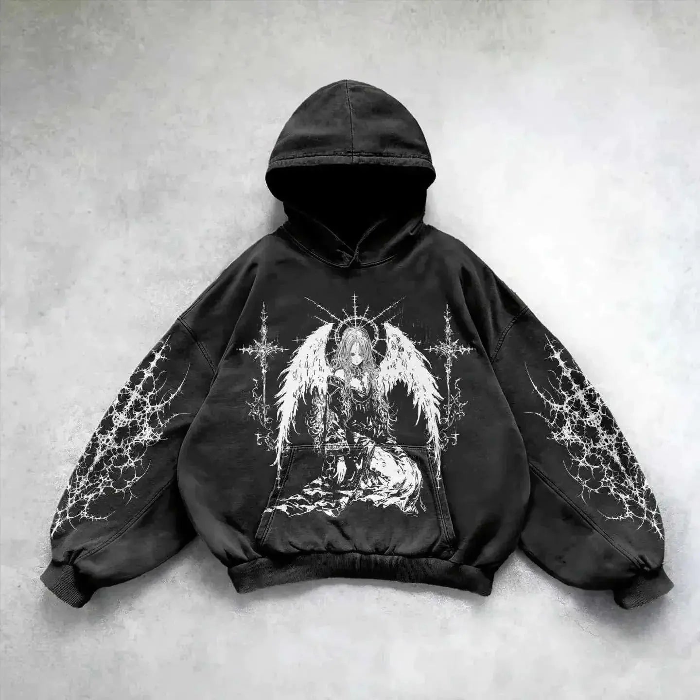 Vintage Skull Smoke Hoodie