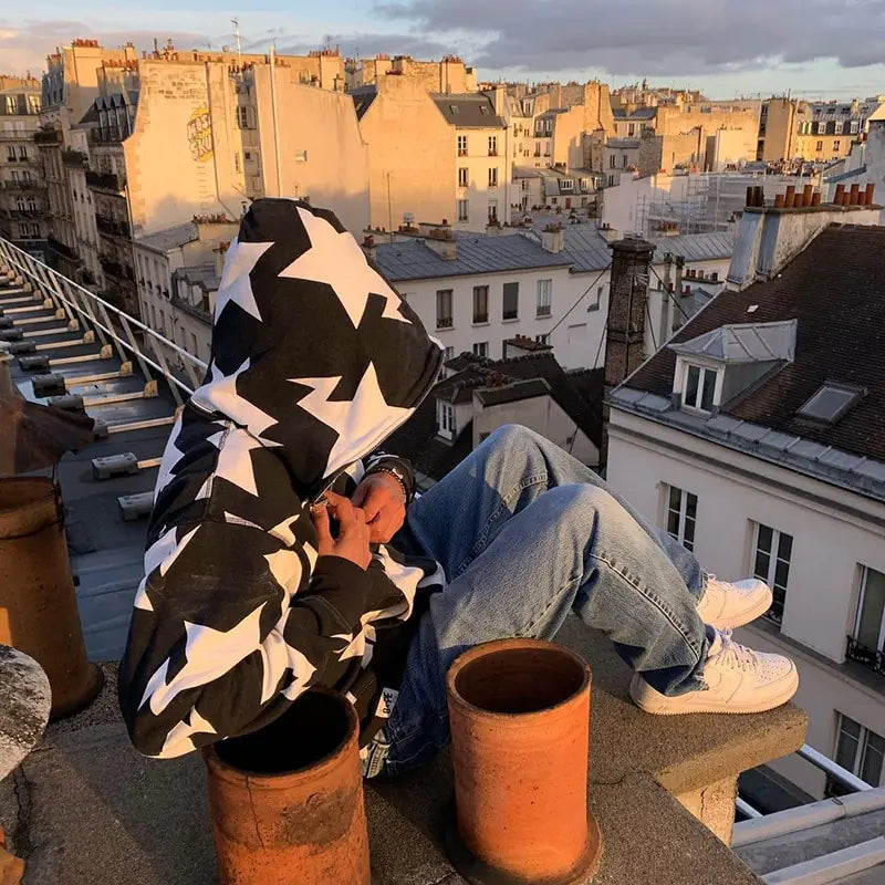 Stars Zip Hoodie