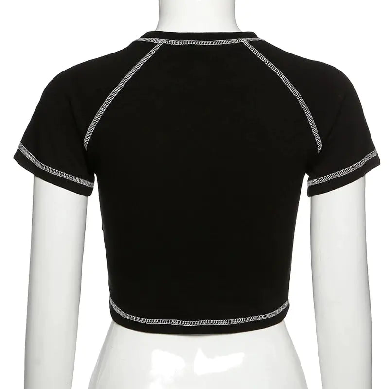 Rockstar Ribs Cropped Tee