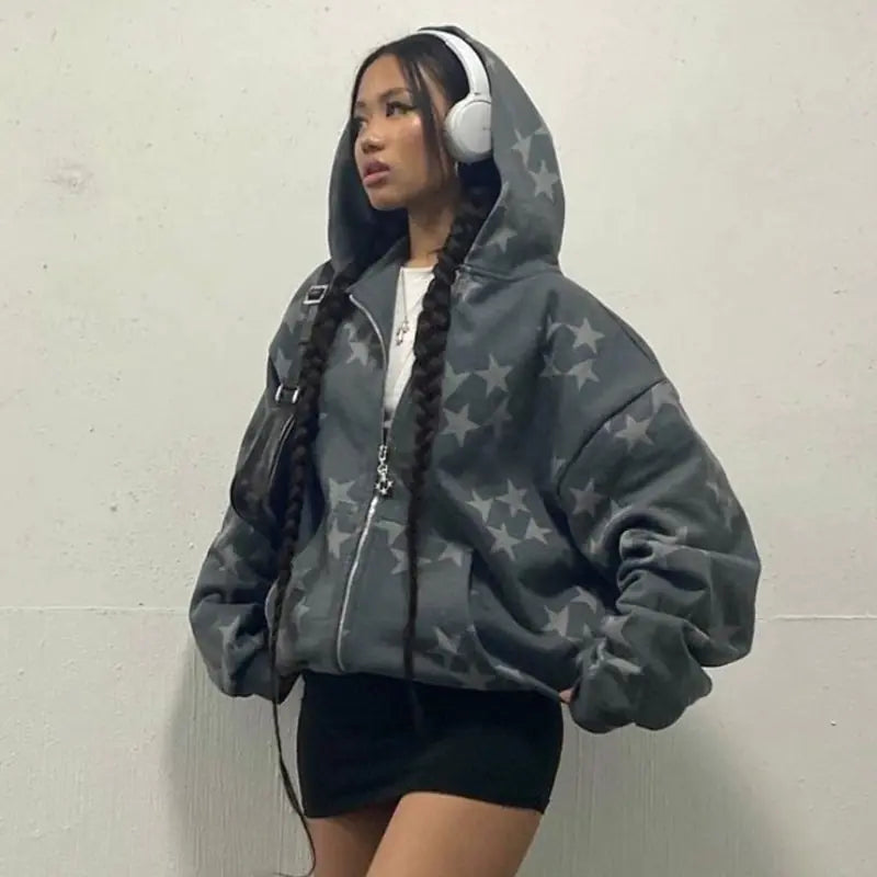 Cosmic Drip Star Hoodie