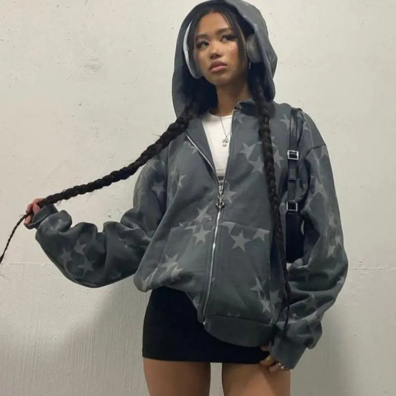 Cosmic Drip Star Hoodie