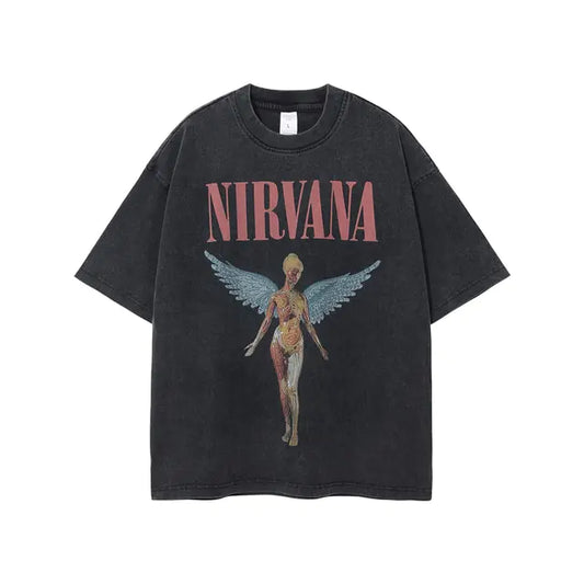 Nirvana Angel Oversized Tee