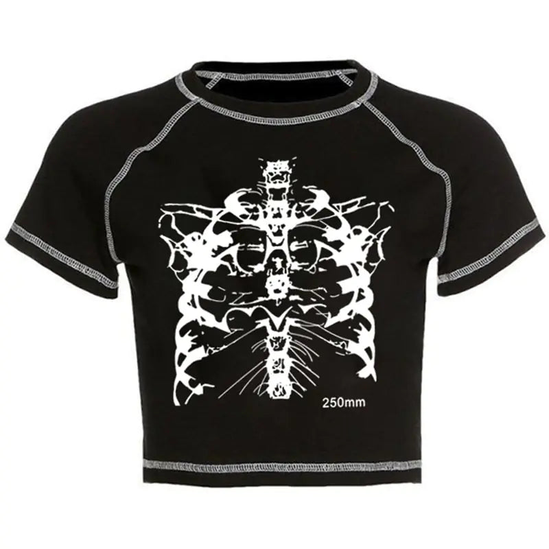 Rockstar Ribs Cropped Tee