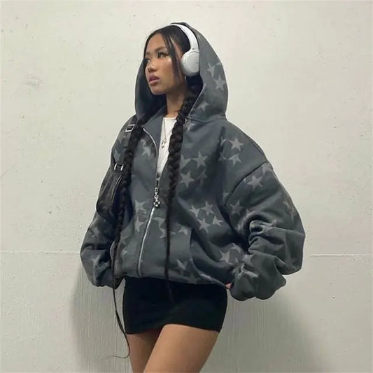 Cosmic Drip Star Hoodie