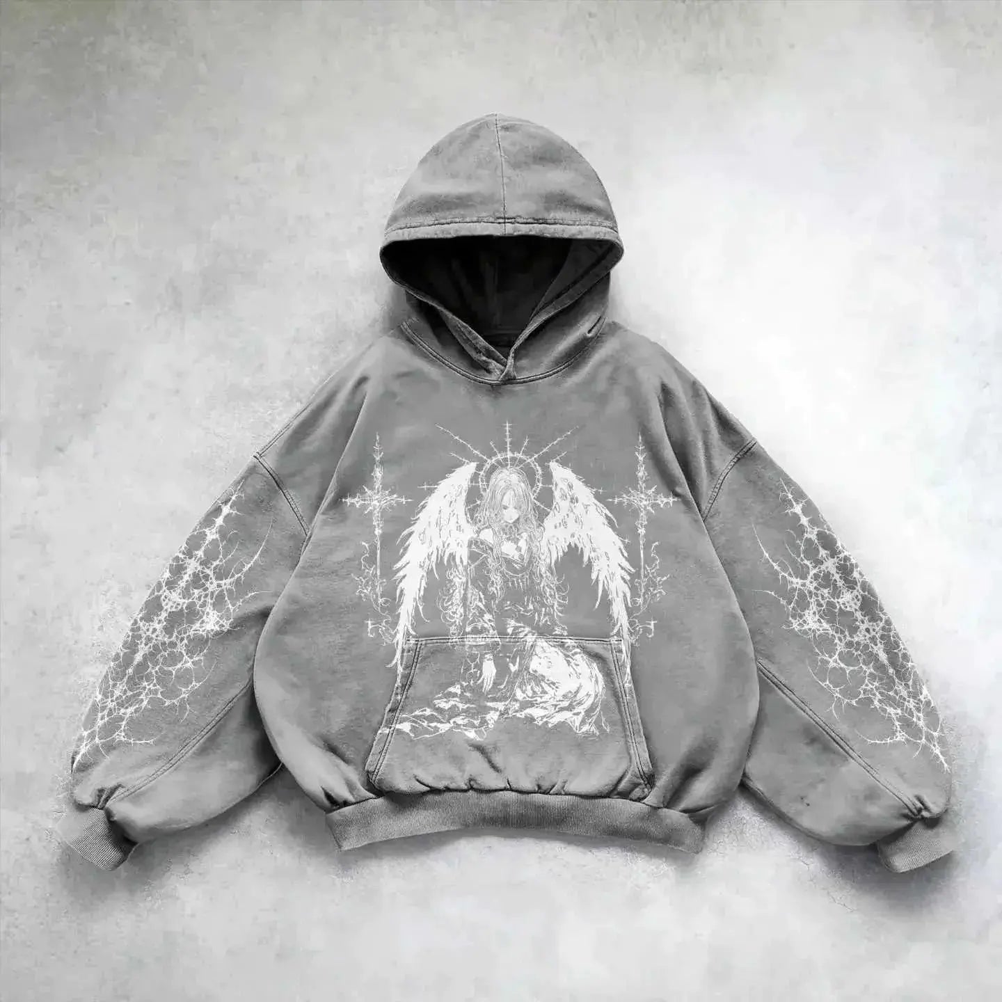 Vintage Skull Smoke Hoodie
