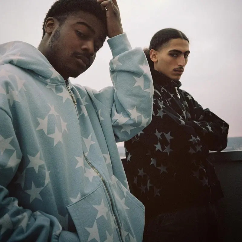 Cosmic Drip Star Hoodie