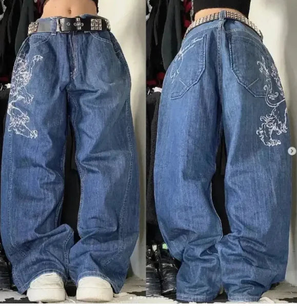 Oversized 90s Baggy Skater Jeans