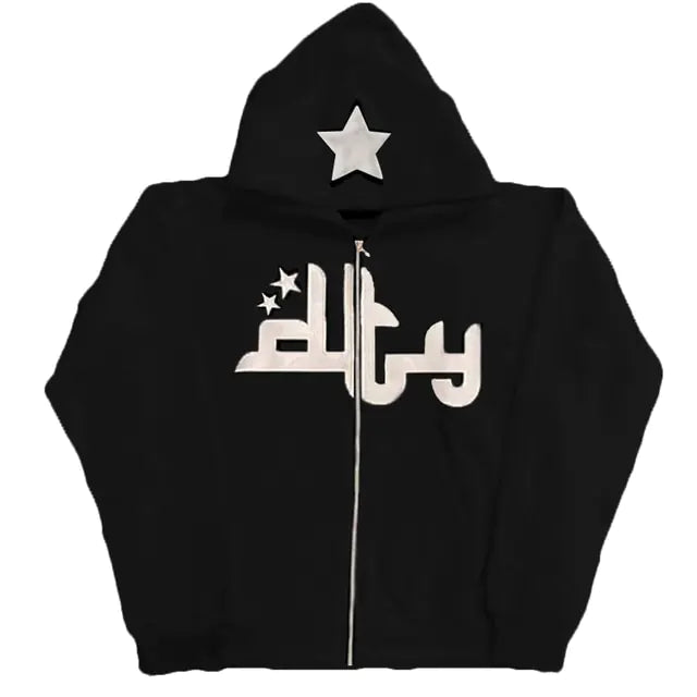 Star Letter Hoodie