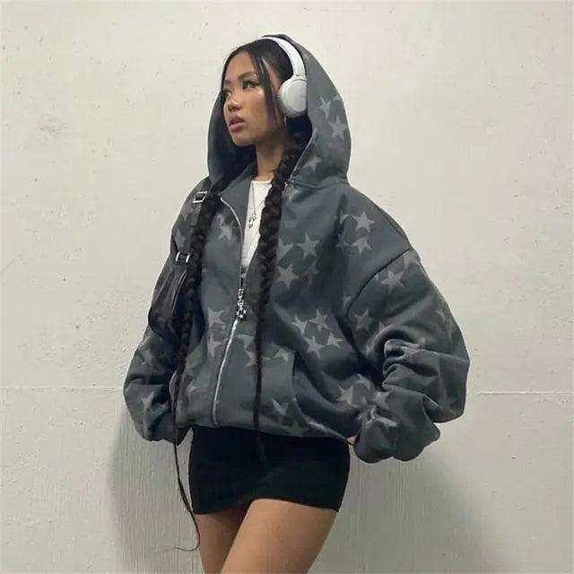 Cosmic Drip Star Hoodie