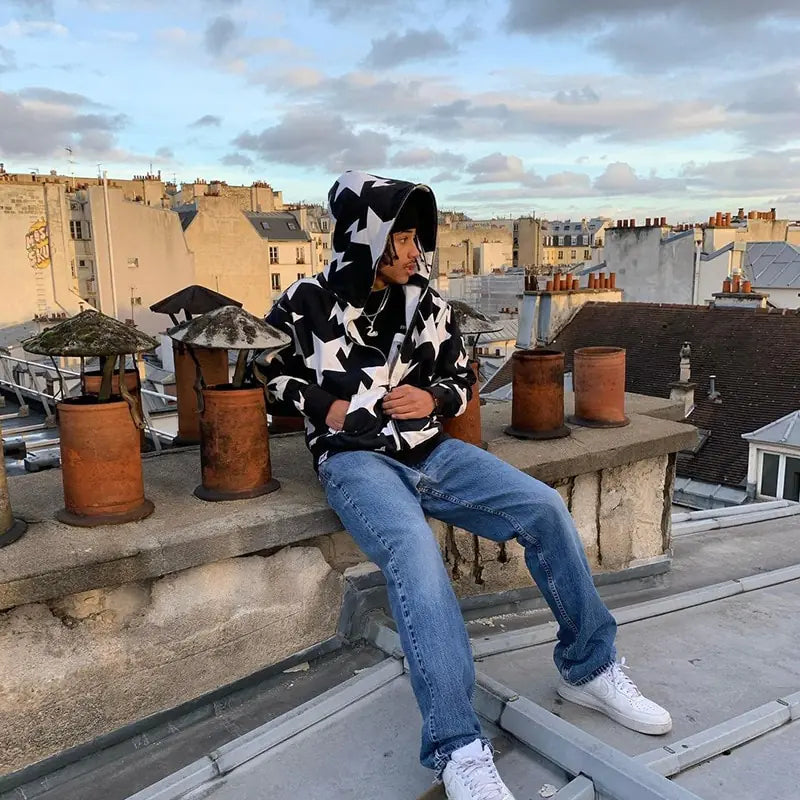 Stars Zip Hoodie