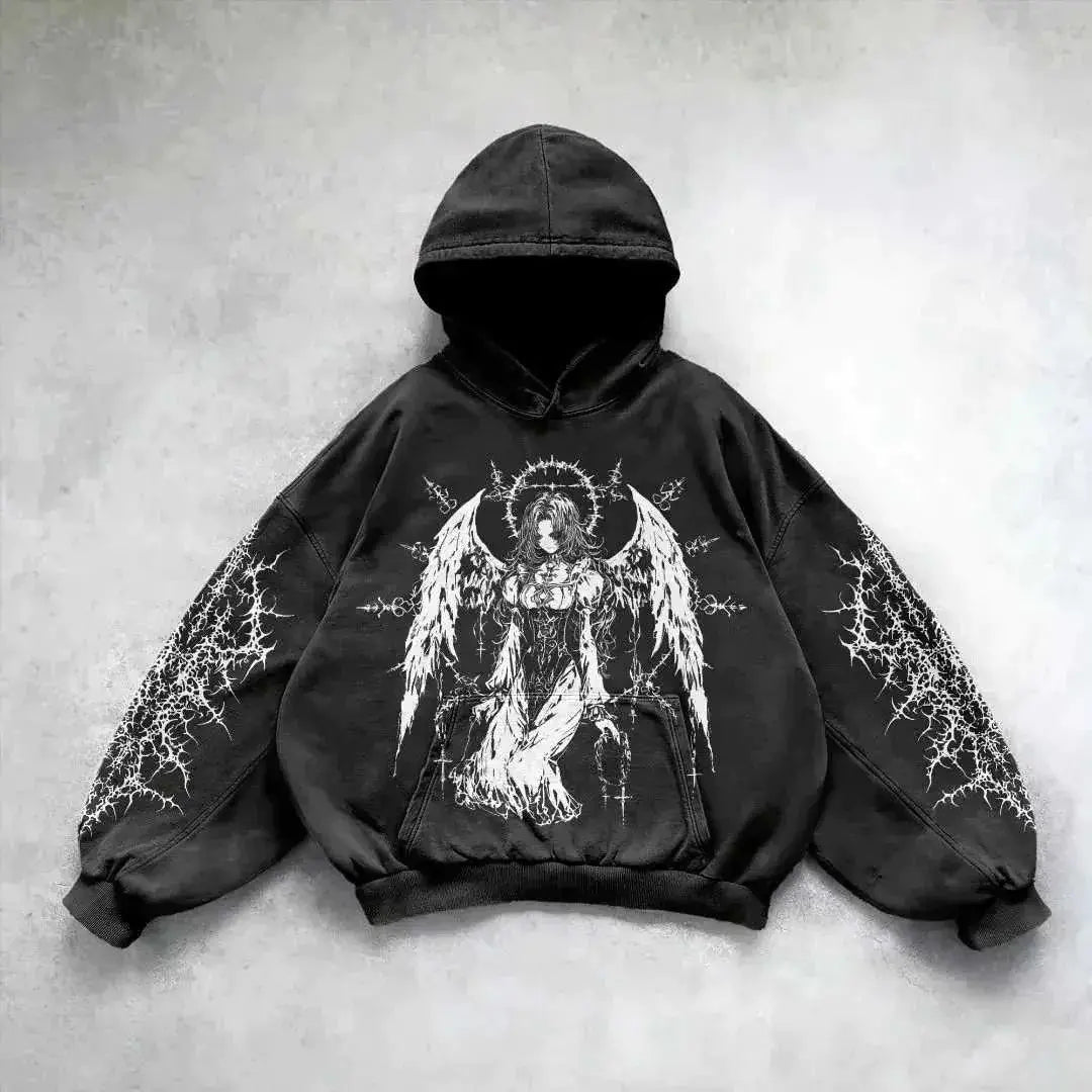 Vintage Skull Smoke Hoodie
