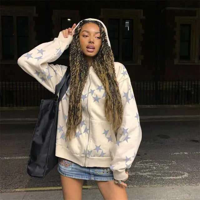 Cosmic Drip Star Hoodie