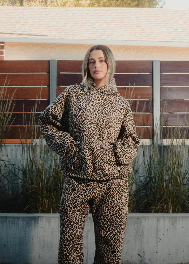 Wild Cat Vintage Hoodie Set