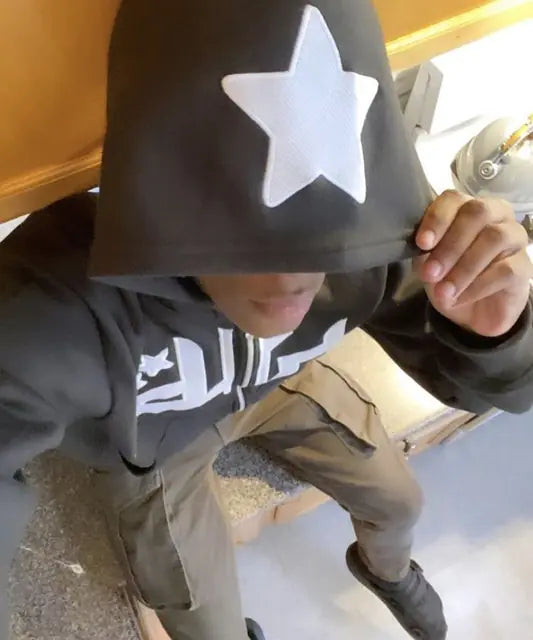 Star Letter Hoodie
